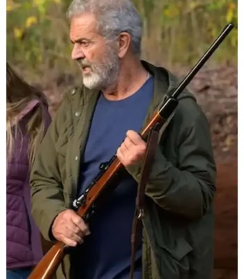 Hunting Season Mel Gibson Green Cotton Jacket