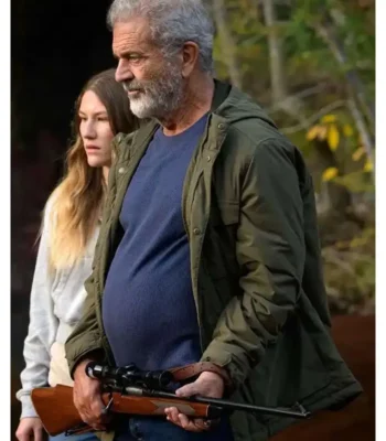 Hunting Season Mel Gibson Green Cotton Jacket