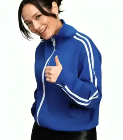 I Want Your Sex Apple Blue Track Jacket