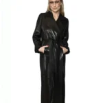 I Want Your Sex Olivia Wilde Leather Trench Coat