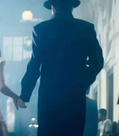 Ian McShane Ballerina Black Coat
