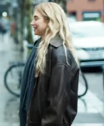 Imogen Poots All of You Brown Leather Jacket