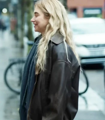 Imogen Poots All of You Brown Leather Jacket
