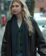 Imogen Poots All of You Brown Leather Jacket