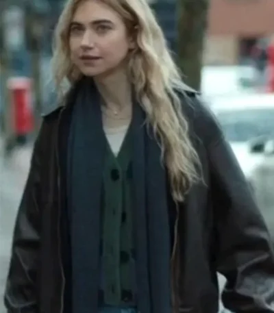 Imogen Poots All of You Brown Leather Jacket