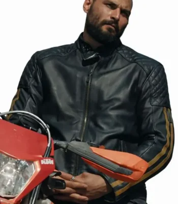 In the Grey Jonathan Moreno Leather Jacket