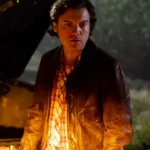 Inside Man 2023 Emile Hirsch Brown Bomber Jacket