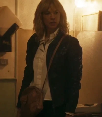 Interstate 2024 Asia Argento Black Leather Jacket