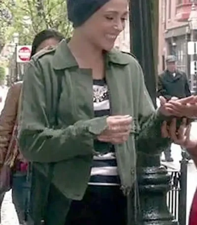 Italia Ricci Chasing Life Season 2 Green Cotton Jacket