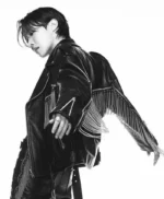 Arirang Cover J Hope Black Fringe Jacket