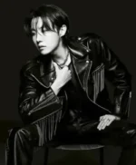 Arirang Cover J Hope Black Fringe Jacket