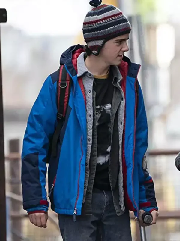 Jack Dylan Grazer Shazam Freddy Blue Hooded Jacket