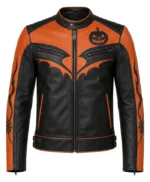 Jack-O-Lantern Motorcycle Jacket