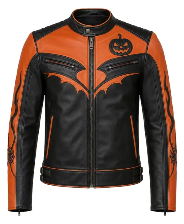 Jack-O-Lantern Motorcycle Jacket