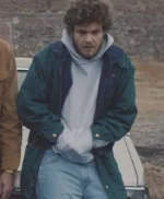 Jack Quaid Neighborhood Watch Green Cotton Jacket