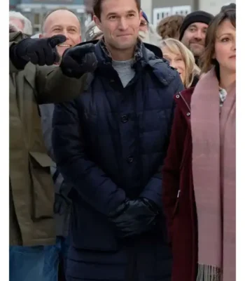 Jack Turner Love in Winterland Blue Puffer Jacket