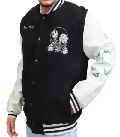 Jack the Nightmare Before Christmas Coffee Varsity Jacket