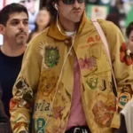 Jacob Elordi Yellow Senior Cord Jacket