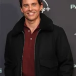 James Marsden Paradise Black Fur Bomber Jacket