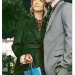 Jana Kramer The Christmas Ring Black Wool Coat