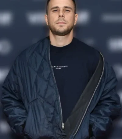 Jared Abrahamson Relay Blue Quilted Jacket