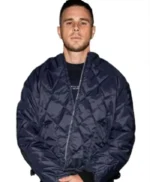 Jared Abrahamson Relay Blue Quilted Jacket