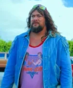 Jason Momoa A Minecraft Movie Blue Jacket