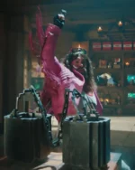 Jason Momoa A Minecraft Pink Leather Jacket