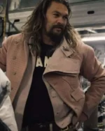 Jason Momoa On The Roam 2024 Brown Jacket