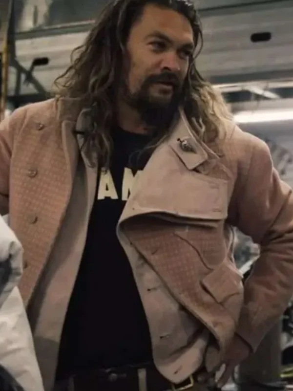 Jason Momoa On The Roam 2024 Brown Jacket