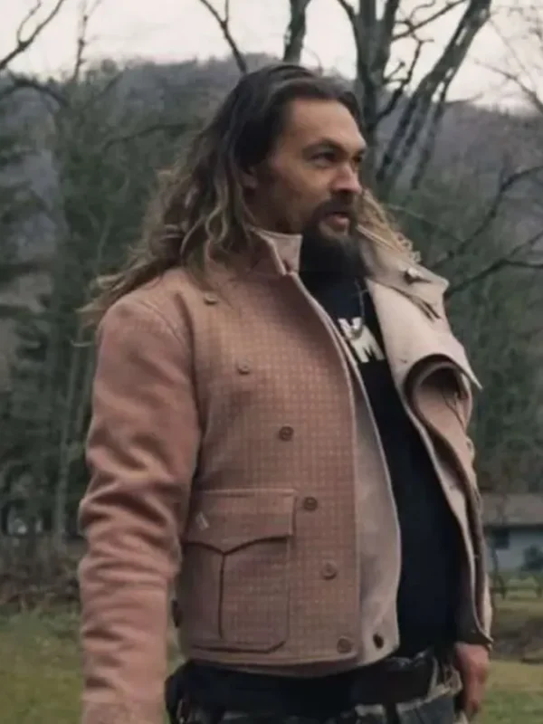 Jason Momoa On The Roam 2024 Brown Jacket