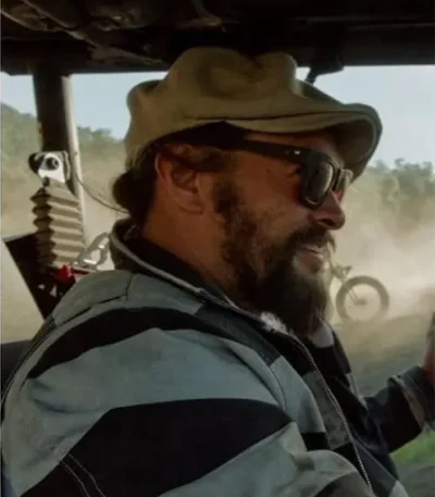 Jason Momoa On The Roam 2024 Zebra Print Jacket