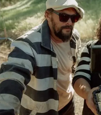 Jason Momoa On The Roam 2024 Zebra Print Jacket
