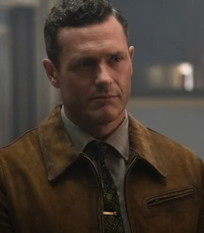 Jason O’Mara The Man in the High Castle Suede Leather Jacket