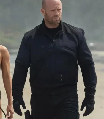 Jason Statham A Working Man Black Jacket