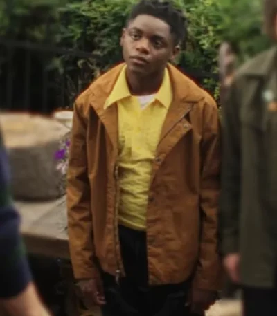 Jaylin Webb This Too Shall Pass Brown Jacket