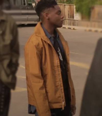 Jaylin Webb This Too Shall Pass Brown Jacket
