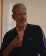 Jeff Goldblum Kaos 2024 Black Track Jacket
