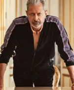 Jeff Goldblum Kaos 2024 Black Track Jacket