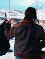 Jenna Ortega Hurry Up Tomorrow Brown Jacket