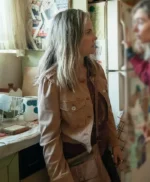 Jennifer Jason Leigh Night Always Comes Brown Jacket