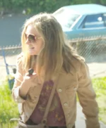 Jennifer Jason Leigh Night Always Comes Brown Jacket
