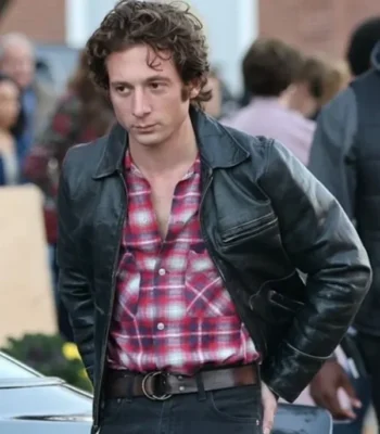 Jeremy Allen White Deliver Me from Nowhere Leather Jacket