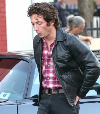 Jeremy Allen White Deliver Me from Nowhere Leather Jacket