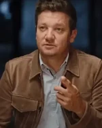 Rennervations 2023 Jeremy Renner Brown Suede Jacket