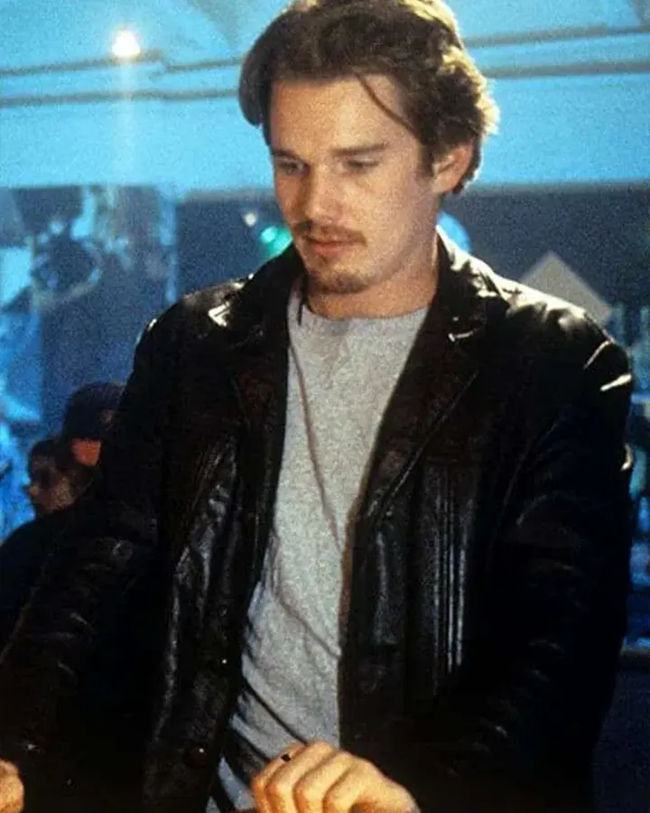 Jesse Before Sunrise Movie Black Leather Jacket Jesse Before Sunrise Movie Black Leather Jacket