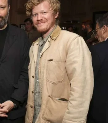 Jesse Plemons Bugonia Beige Cotton Jacket
