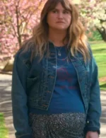 Jillian Bell Kinda Pregnant Denim Jacket