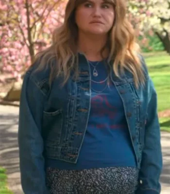 Jillian Bell Kinda Pregnant Denim Jacket
