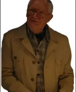 Jim Broadbent Jay Kelly Beige Cotton Coat